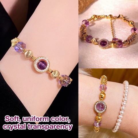 Amethyst Star Bracelet