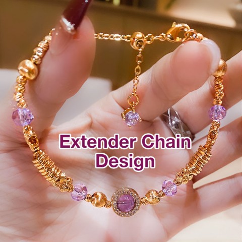 Amethyst Star Bracelet