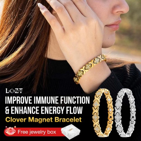 Clover Diamond Magnetic Bracelet