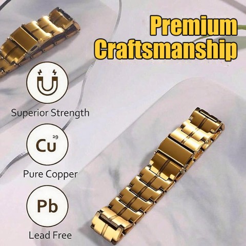Cross Double Row Magnetic Bracelet