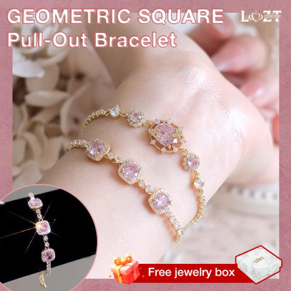 Geometric Square Pull-Out Bracelet