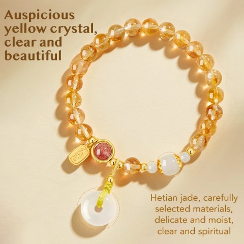 Natural Citrine Bracelet
