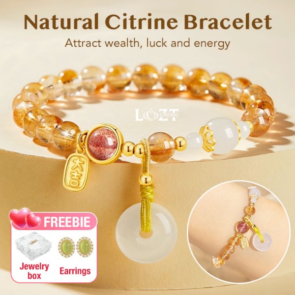 Natural Citrine Bracelet