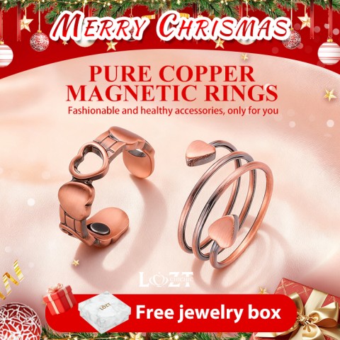 Pure Copper Magnetic Rings