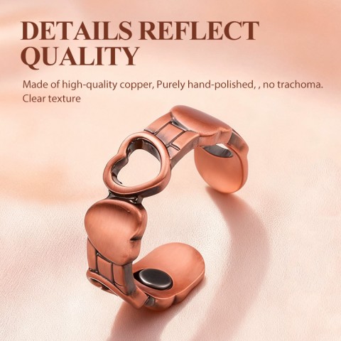 Pure Copper Magnetic Rings
