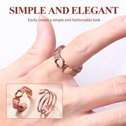 Pure Copper Magnetic Rings
