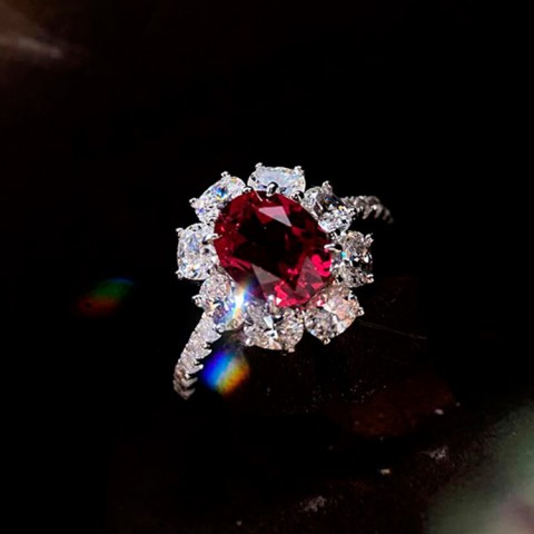 Princess Diana Halo  Engagement Ring
