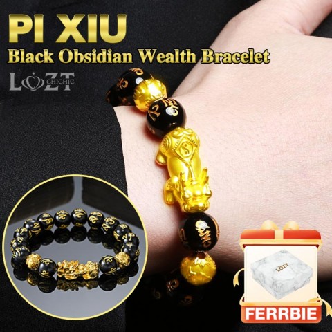 Pi Xiu Black Obsidian Wealth Bracelet