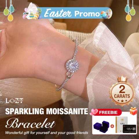 Sparkling Moissanite Bracelet