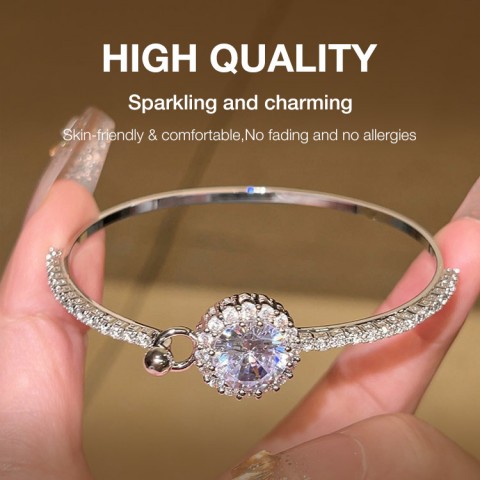 Sparkling Moissanite Bracelet