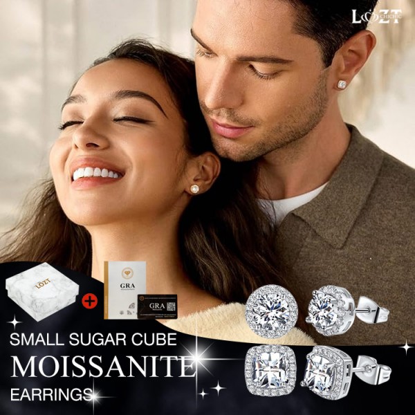 Small sugar cube earrings..