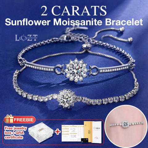 Sunflower Moissanite Bracelet