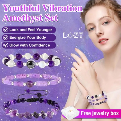 Youthful Vibration Amethyst Set