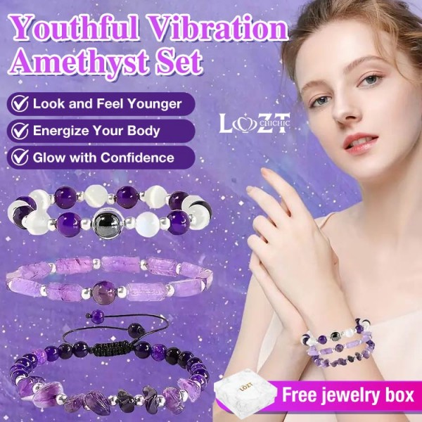 Youthful Vibration Amethyst Set..
