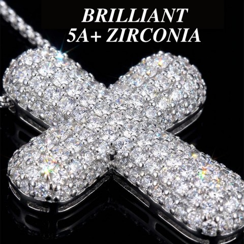 Hypoallergenic Forever Blessed Cross Necklace