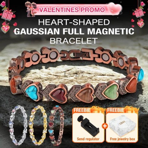 Heart-shaped Gaussian full Magnetic bracelet