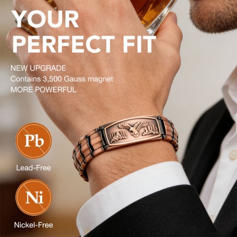 Eagle magnetic bracelet