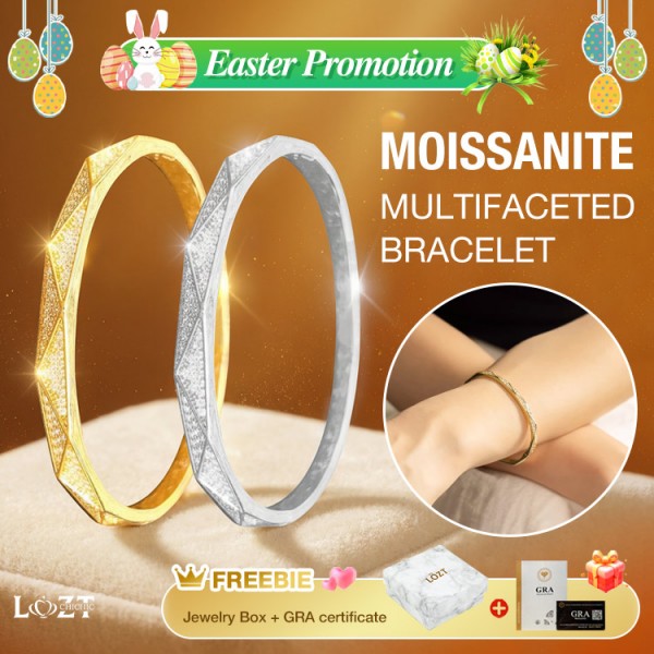 Moissanite multifaceted Bracelet