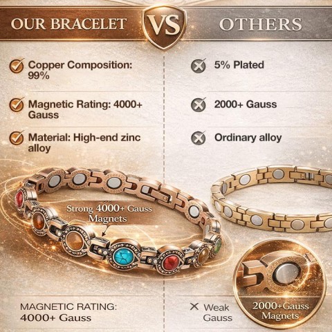 Red copper vintage Bracelet