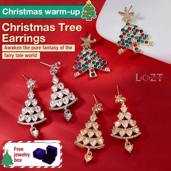 Christmas Tree Earrings..