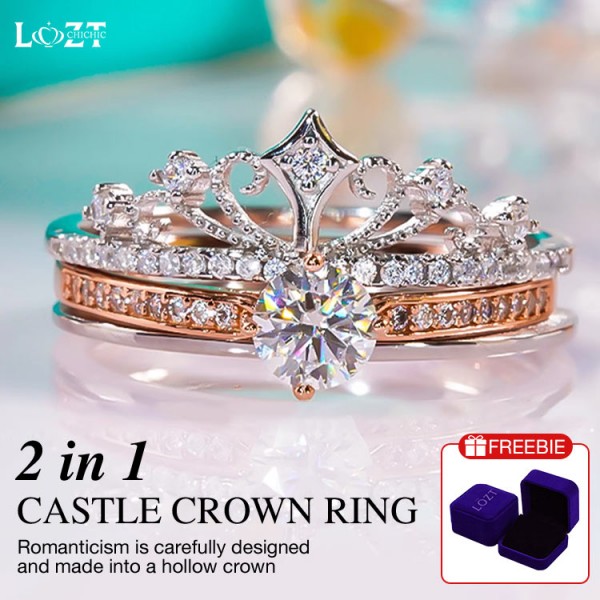 castle crown ring..
