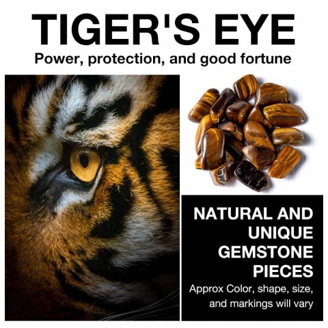 Tiger Eye Braided Leather Necklace