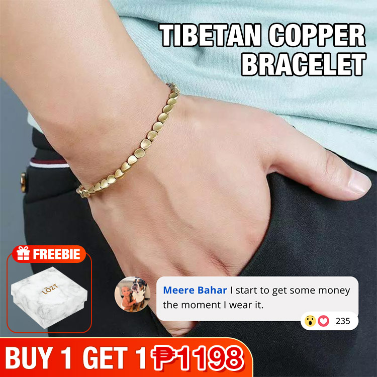 Halloween Sale Buy 1 get 1 - Tibetan Copper Bracelet-Improve health and wealth, drive away bad luck - Free gift box