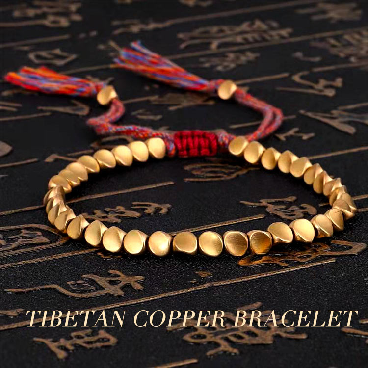 Halloween Sale Buy 1 get 1 - Tibetan Copper Bracelet-Improve health and wealth, drive away bad luck - Free gift box