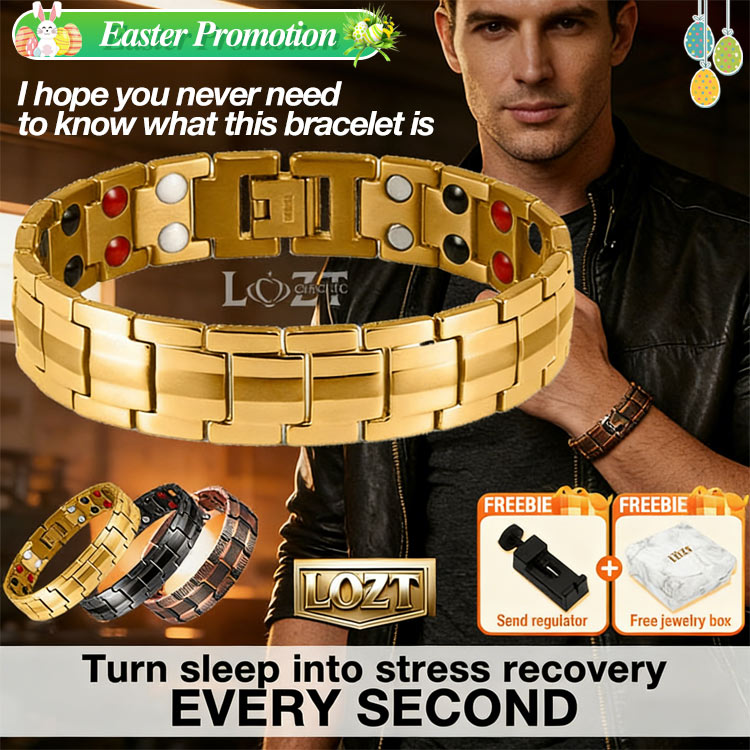 Easter promotion - Cross Double Row Magnetic Bracelet - Found your stress-relief secret, Magnetic Wellness Boost