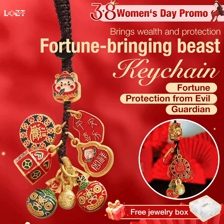 Easter promo - Buy One Get One Free - Fortune-bringing beast keychain - Brings wealth and peace