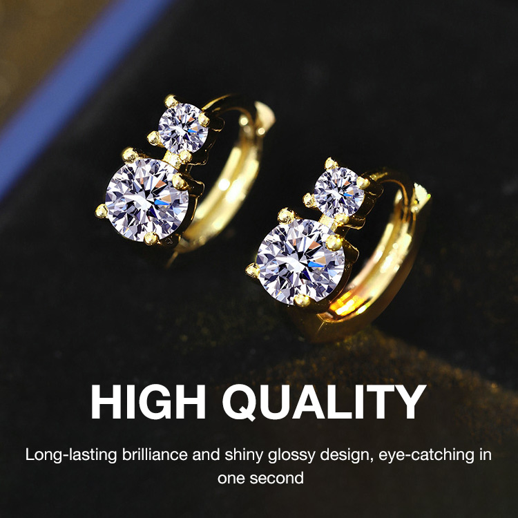 Christmas Special Offer – Octavia Moissanite Hoop Earrings – Get Any Two Pairs for Just ₱1,099  – -One Year Warranty, GRA Certified - Comes with a Free Jewelry Box