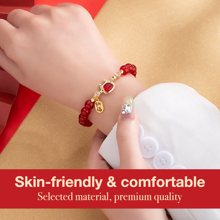 8-3 Women Day Promotion-Jade Dragon Bracelet-Jade nourishes people and brings peace, health and wealth