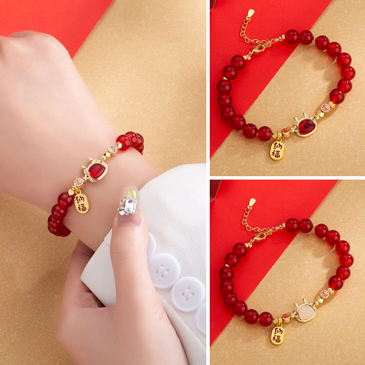 8-3 Women Day Promotion-Jade Dragon Bracelet-Jade nourishes people and brings peace, health and wealth