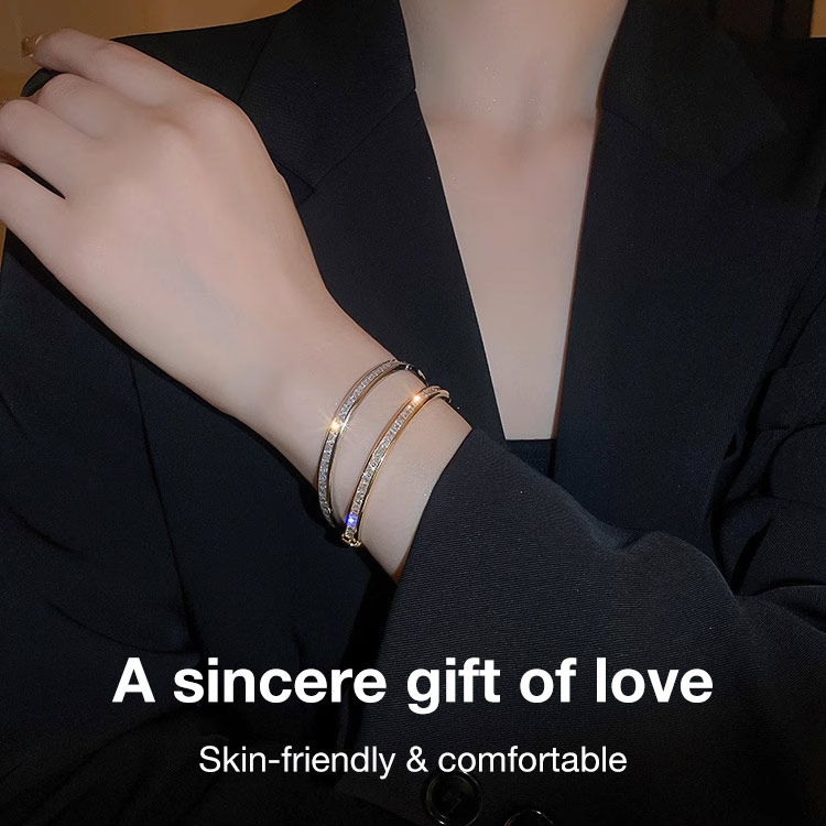 New Year Promotion - Second one only ₱699 - Luxury Moissanite Starry Bracelet - Free gift box. GRA certified	