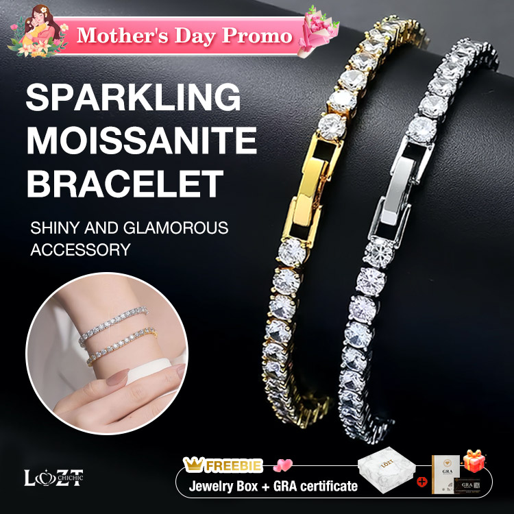 Sparkling moissanite Bracelet 