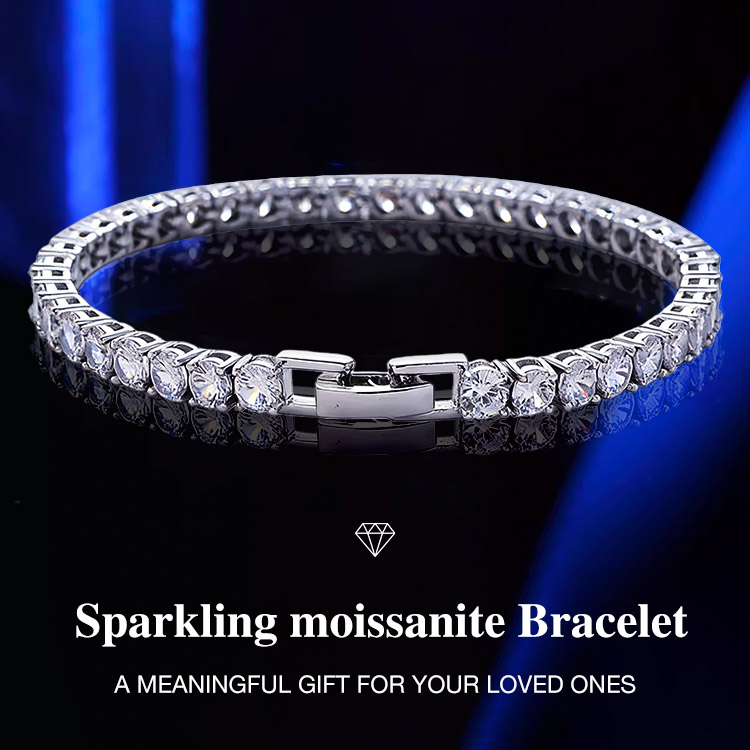 Sparkling moissanite Bracelet 
