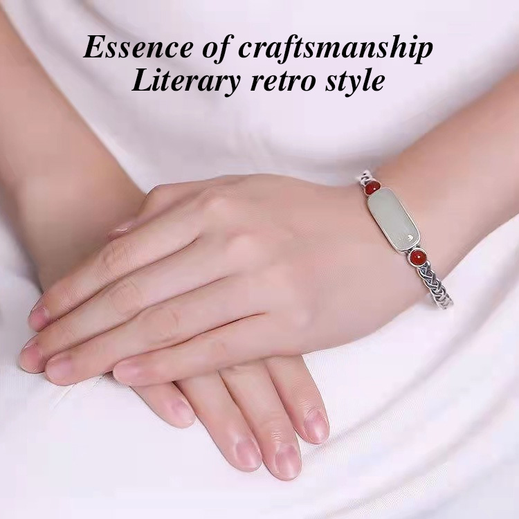 Christmas Promotion - Natural Himalayan Jade Woven Bracelet - This amulet symbolizes health, good luck, and wealth!	