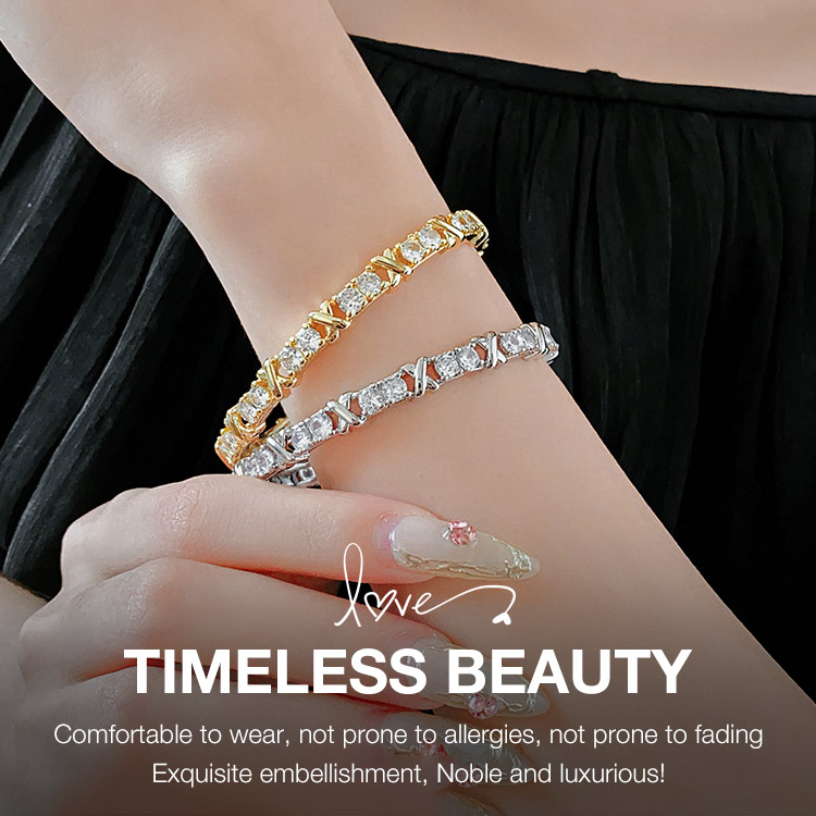 Elevate Your Elegance - Luxurious Moissanite Bracelet - With GRA certificate and free jewelry box