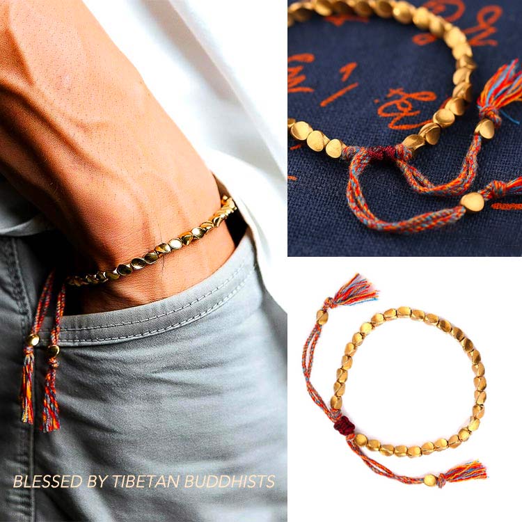 Halloween Sale Buy 1 get 1 - Tibetan Copper Bracelet-Improve health and wealth, drive away bad luck - Free gift box