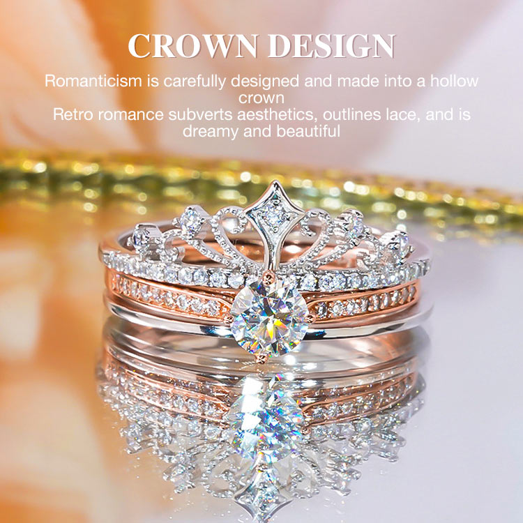 A must-have for heroines - 2 IN 1 Castle Crown Ring - free gift box