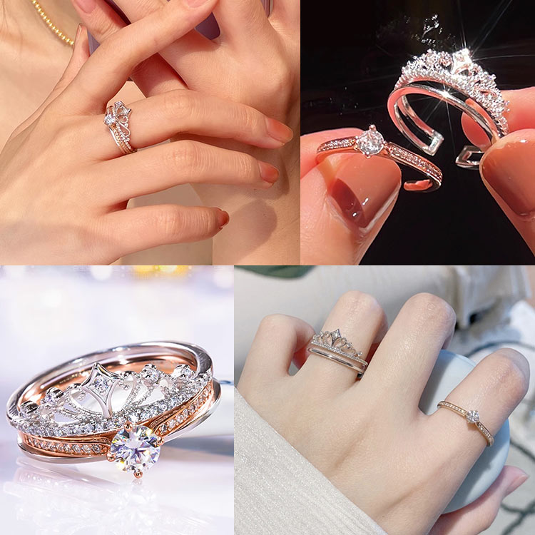 A must-have for heroines - 2 IN 1 Castle Crown Ring - free gift box