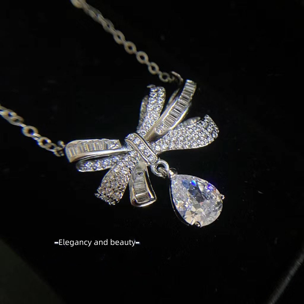 Full Diamond Bowknot Jewelry Gift Box-Show your elegance and beauty