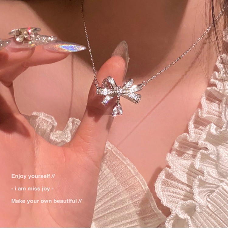 Full Diamond Bowknot Jewelry Gift Box-Show your elegance and beauty