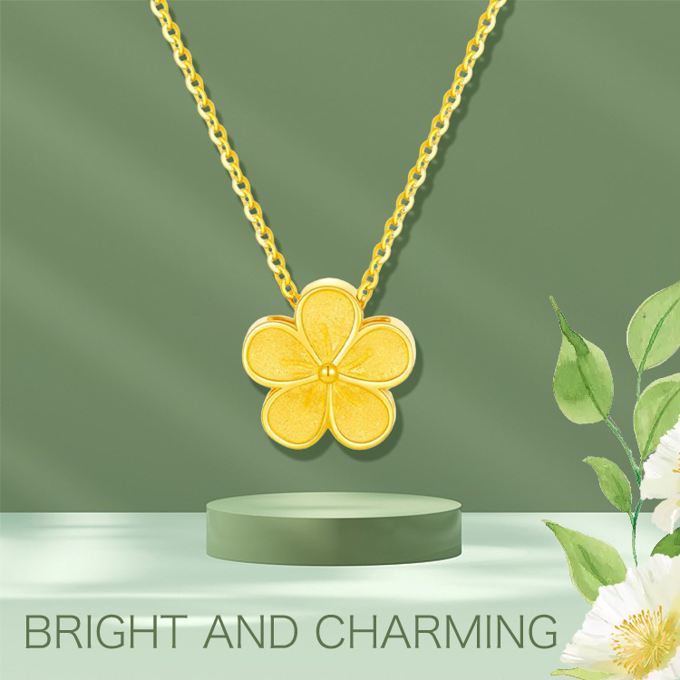 Best Christmas Gift-Hetian jade peach blossom jewelry set-marriage and family happiness