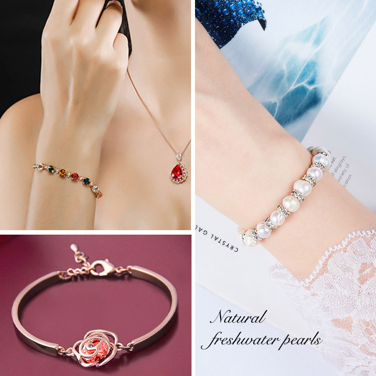 Mothers Day Sale -18K Gold and S925 Pearl Fashion Jewelry Set