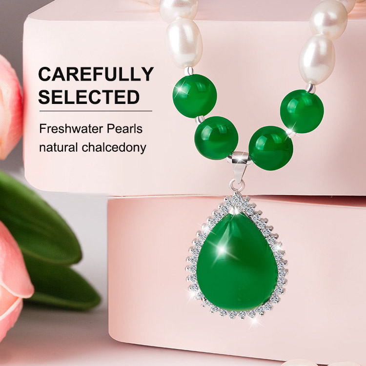 Araw ng mga Ina-Pearl Jewelry Set-Pinakamahusay na regalo para kay nanay